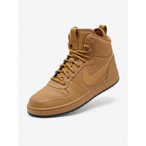 Nike Ebernon Mid Winter Wheat Brown Sneakers Men's Size 8.5 AQ8754-700 High Top